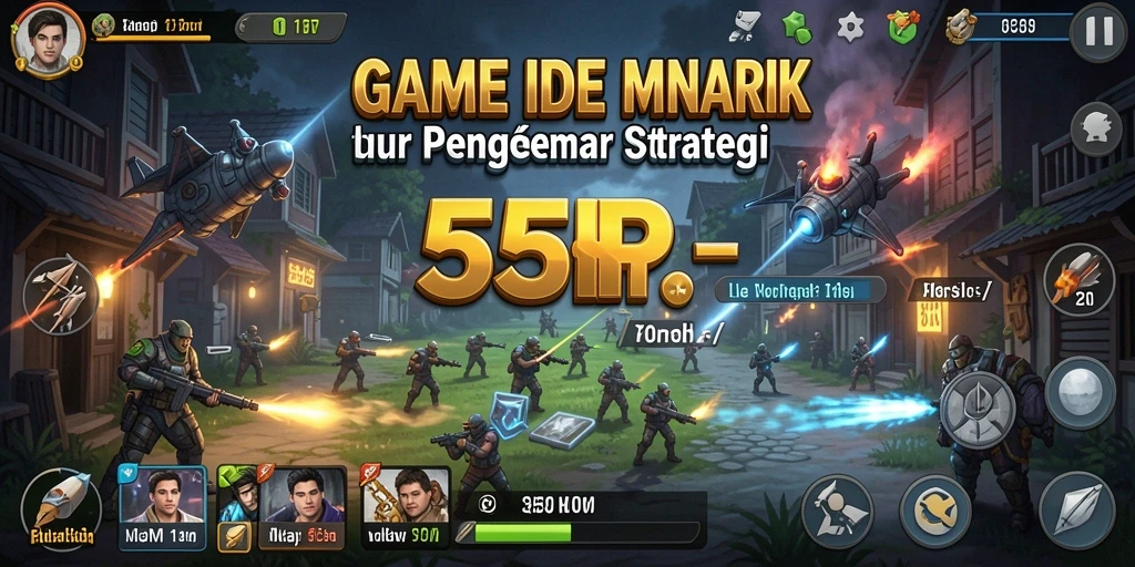 Gambar tampilan gameplay 55RP yang menarik dan interaktif.