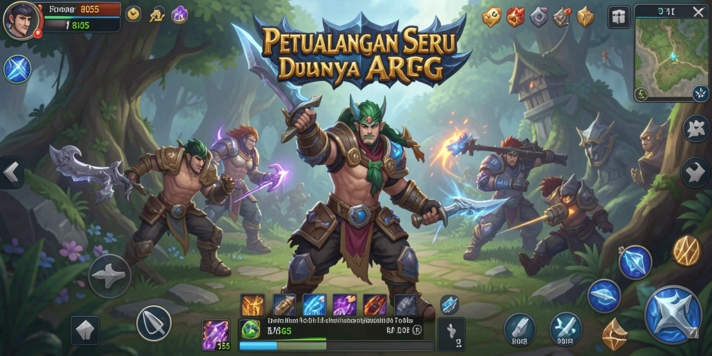 Screenshot gameplay ARPG yang menarik di dunia 8055.