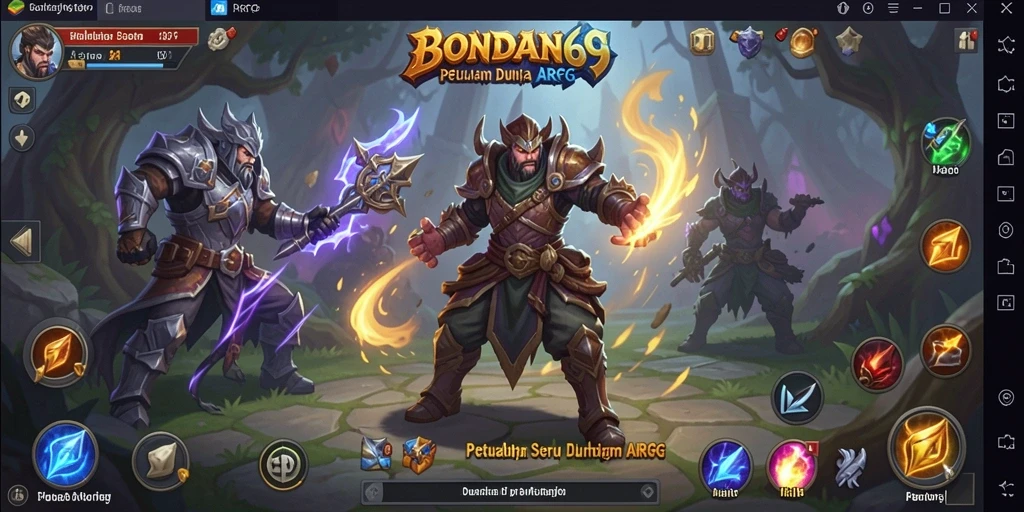 Tampilan gameplay menarik dari BONDAN69 dengan pertarungan yang intens.