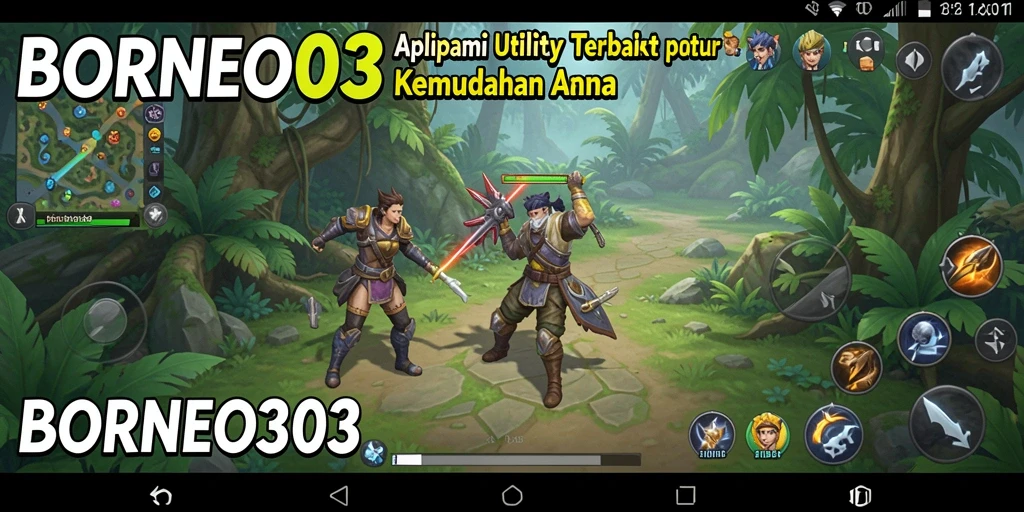 Tampilan pengguna <strong>BORNEO303</strong> yang sederhana dan fungsional.