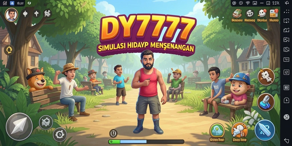 Tampilan menarik dari gameplay DY777 menampilkan interaksi dan aktivitas karakter.