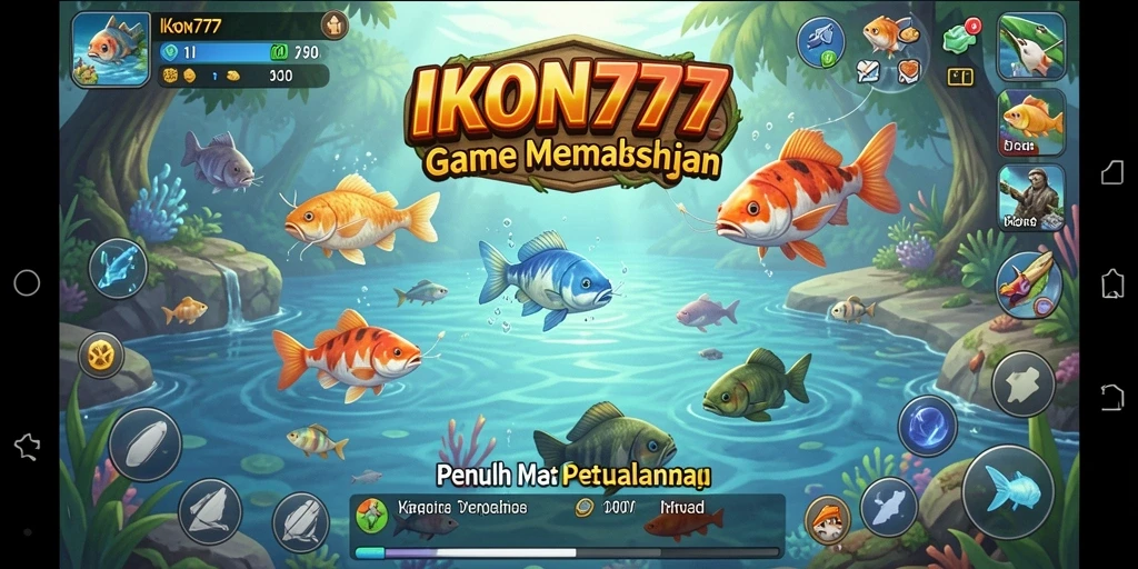 Screenshot IKON777 menampilkan gameplay memancing yang menakjubkan.