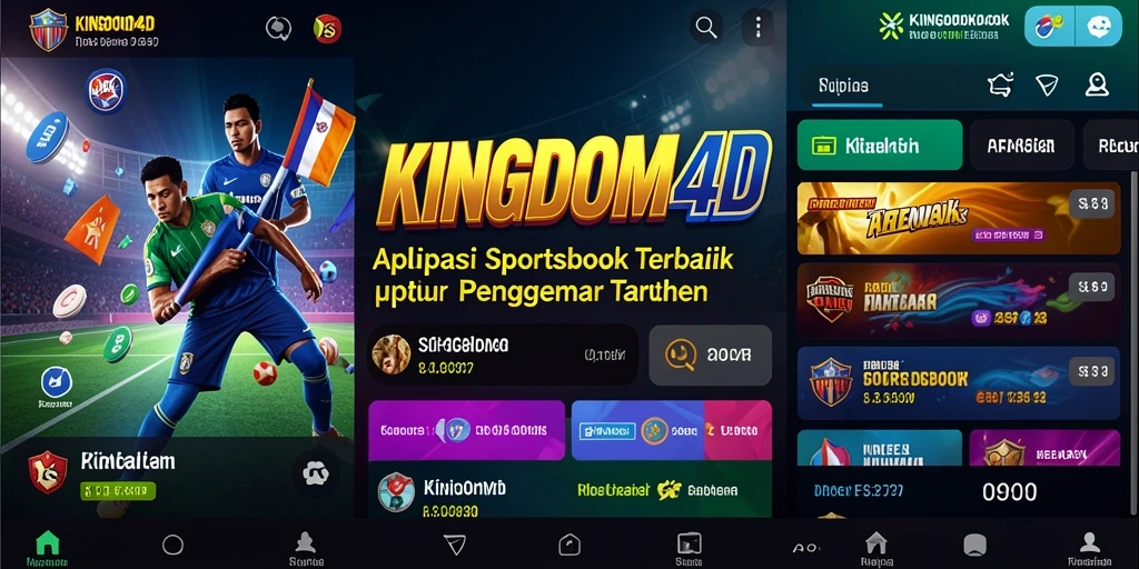 Tampilan gameplay Sportsbook yang menarik dari KINGDOM4D.