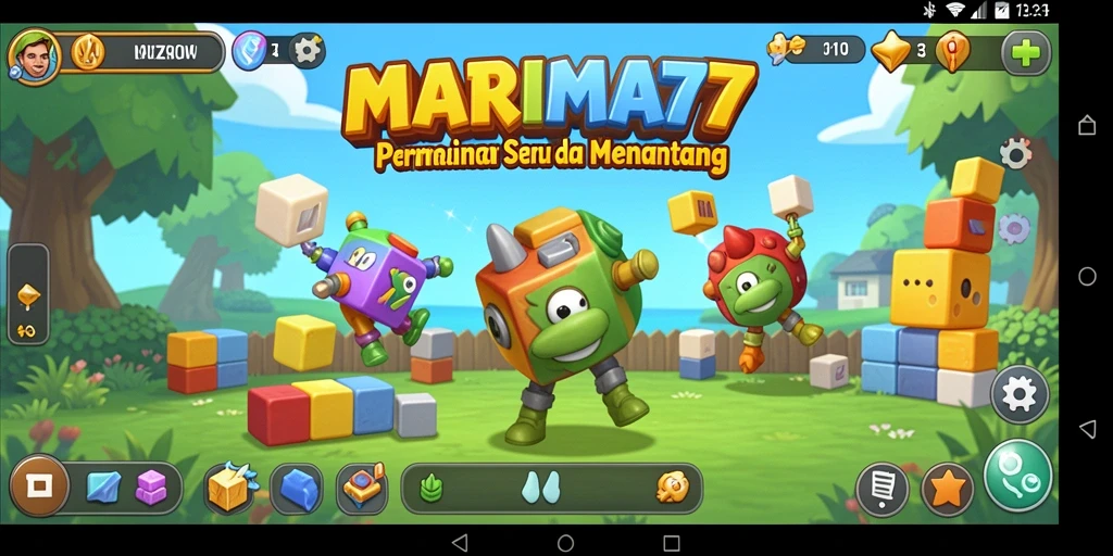 Tampilan gameplay MARIMA77 yang menarik dan menantang.