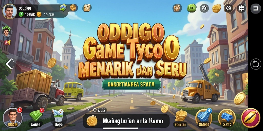 Tampilan gameplay Tycoon yang menarik di ODDIGO.