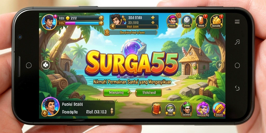 Cuplikan dari gameplay SURGA55 yang menyenangkan dan interaktif.