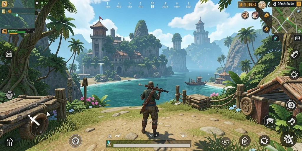 Tampak aksi seru dalam gameplay Open World yang mengesankan.